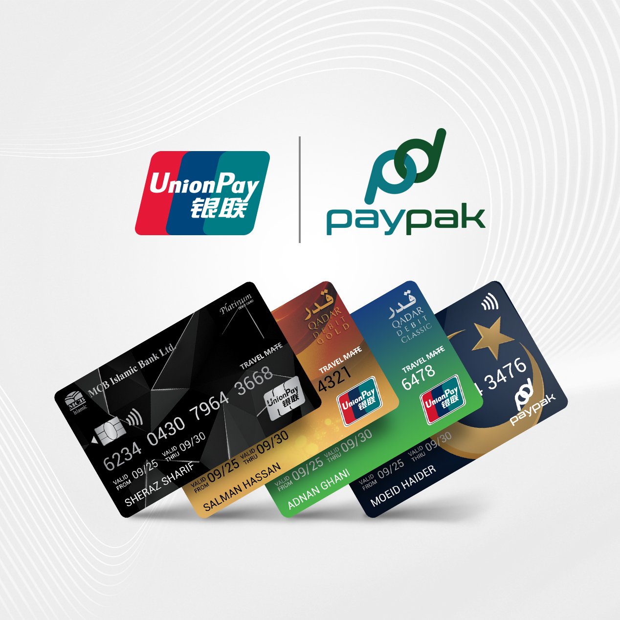 UnionPay And PayPak Debit Cards